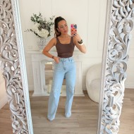 JEAN INSPIRATION BRODERIE NUDE