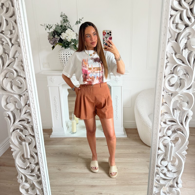 SHORT FLUIDE TERRACOTA SHORT FLUIDE TERRACOTA