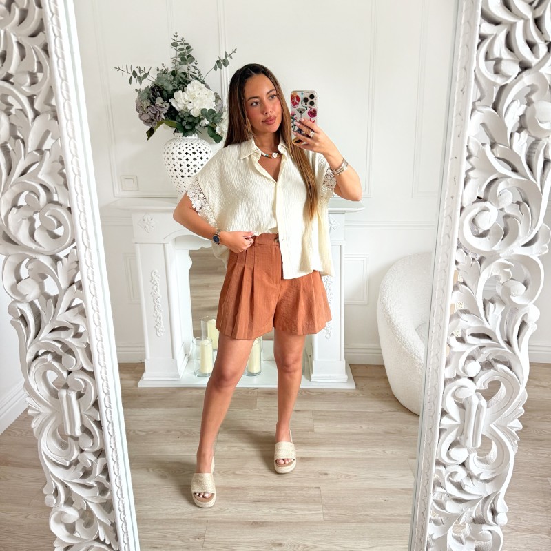 SHORT FLUIDE TERRACOTA SHORT FLUIDE TERRACOTA