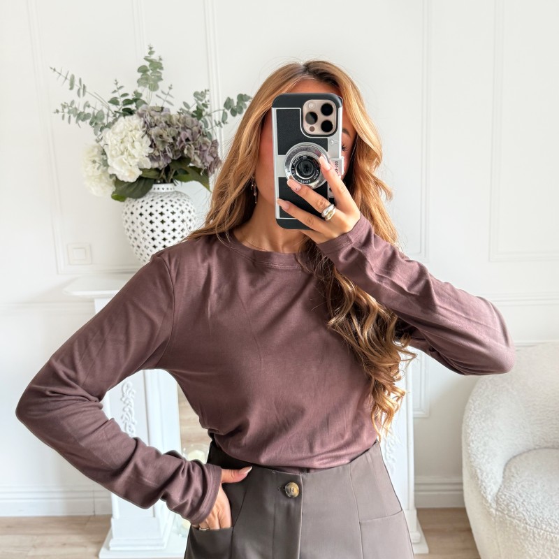 TOP BASIQUE CHOCO