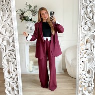 ENSEMBLE SMOKING SPORTSWEAR BORDEAUX