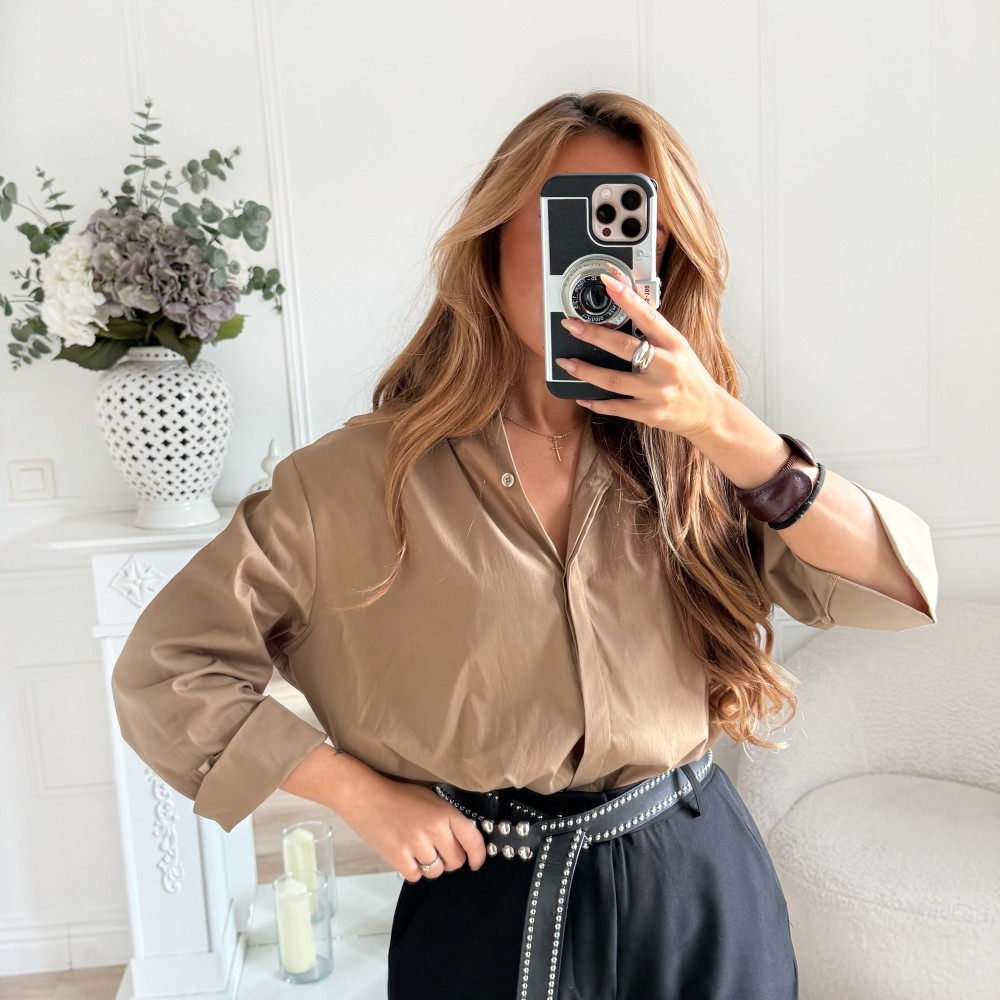 PANTALON BLACK CEINTURE CLOUTÉE