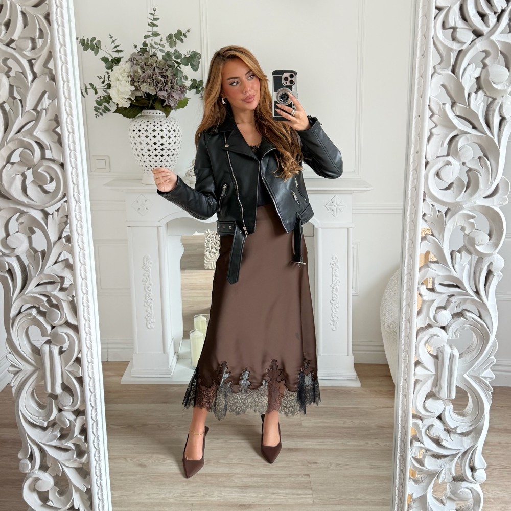 PERFECTO SIMILI CUIR BLACK