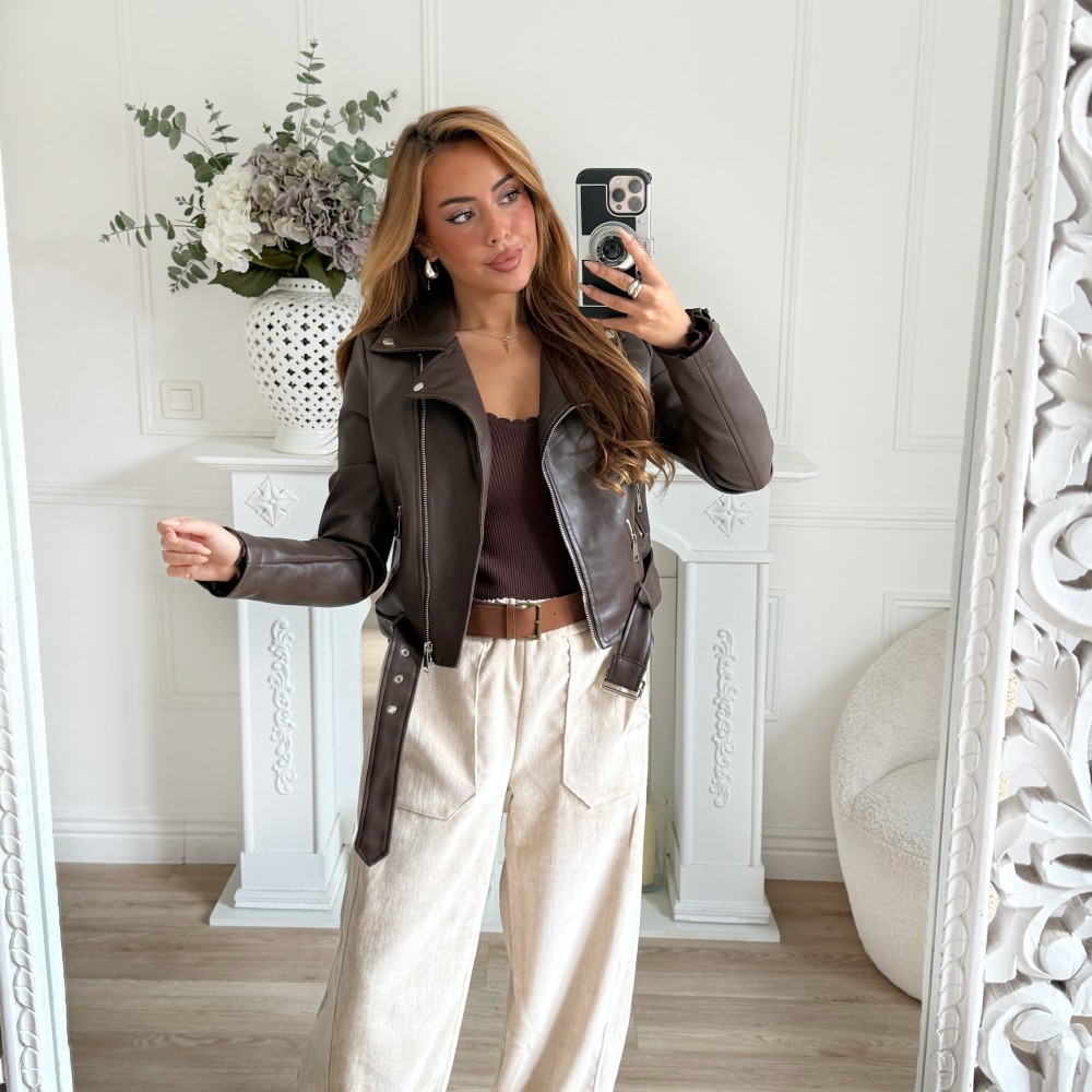 PERFECTO SIMILI CUIR CHOCO