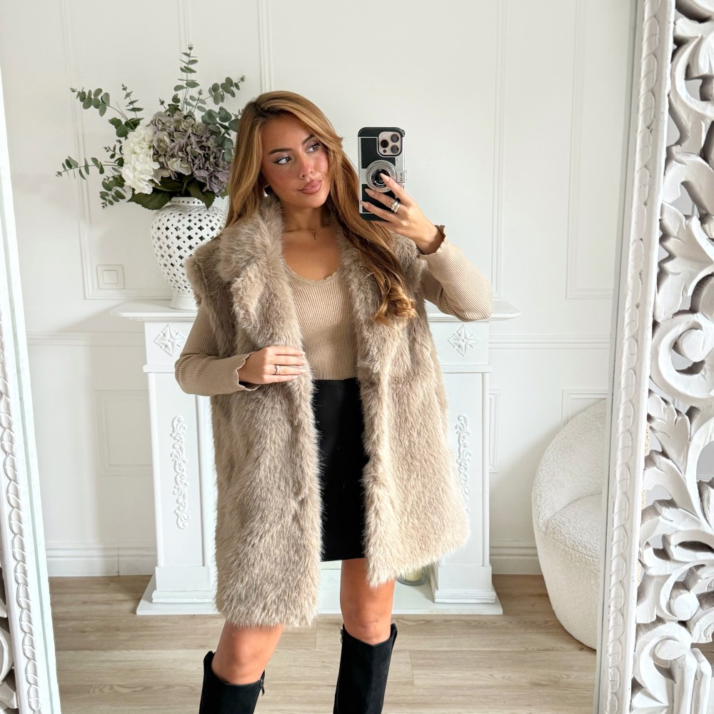 FOURRUE MI LONGUE TAPE SANS MANCHE