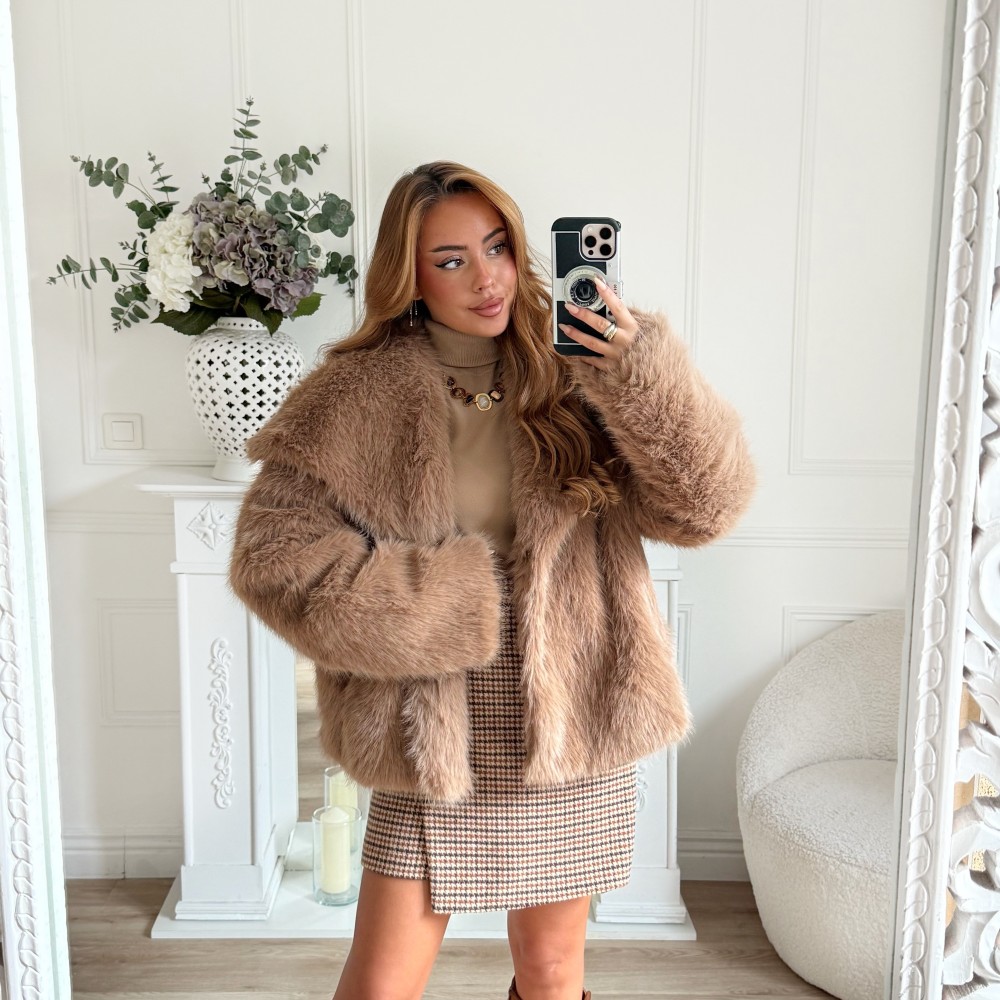 SOUS PULL MAILLE CAMEL