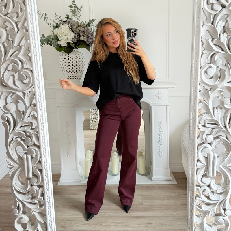 TEE SHIRT BLACK FLORE