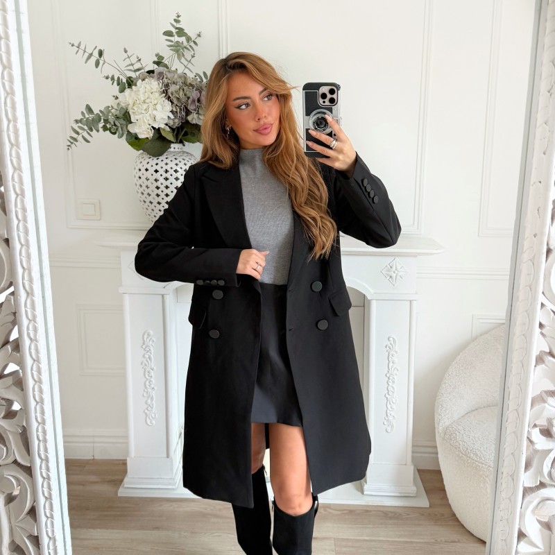 LONG MANTEAU BLACK