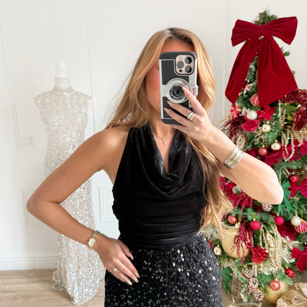 COMBINAISON LÉNA SEQUINS VELOURS