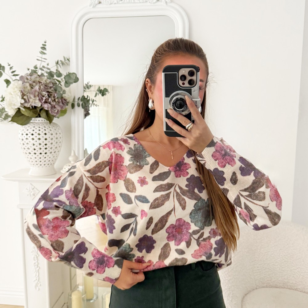 PULL FLEURI ASTRID