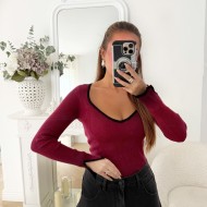 TOP BURGUNDY RACHEL