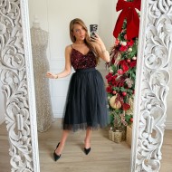 JUPE TULLE BLACK CLÉO