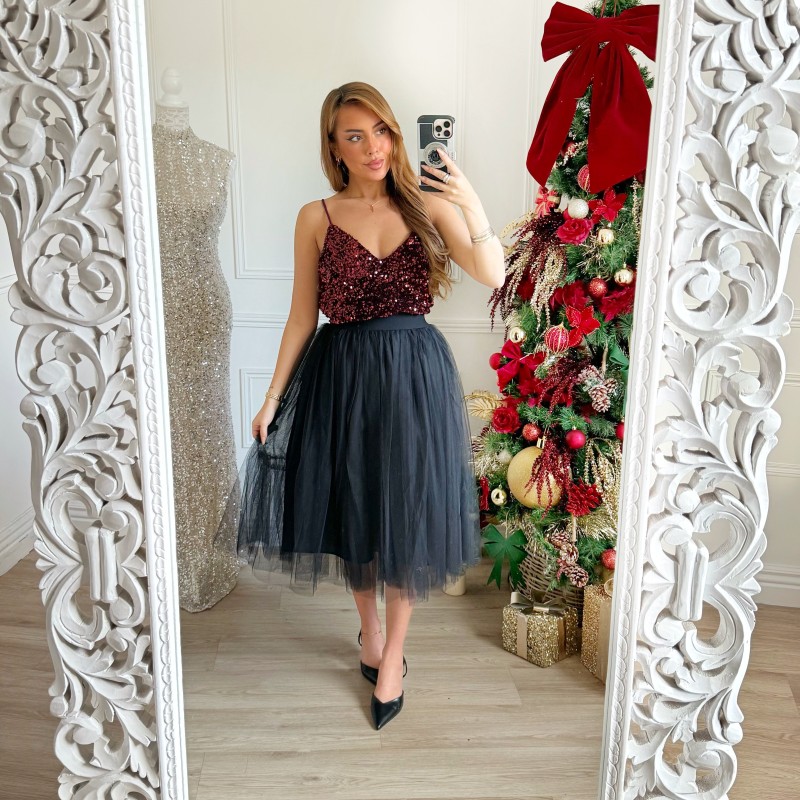 JUPE TULLE BLACK CLÉO