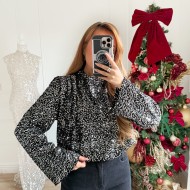 TOP COL MONTANT SEQUINS CHARLINE