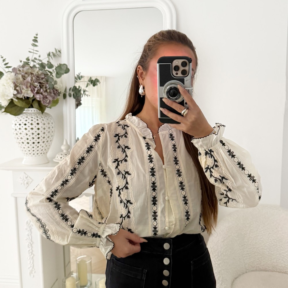 BLOUSE CHARLOTTE BRODÉE