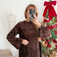 ROBE NOEUDS DANS LE DOS SONIA CHOCO