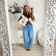 JEAN MOM FIT BRUT COUPE BALLON